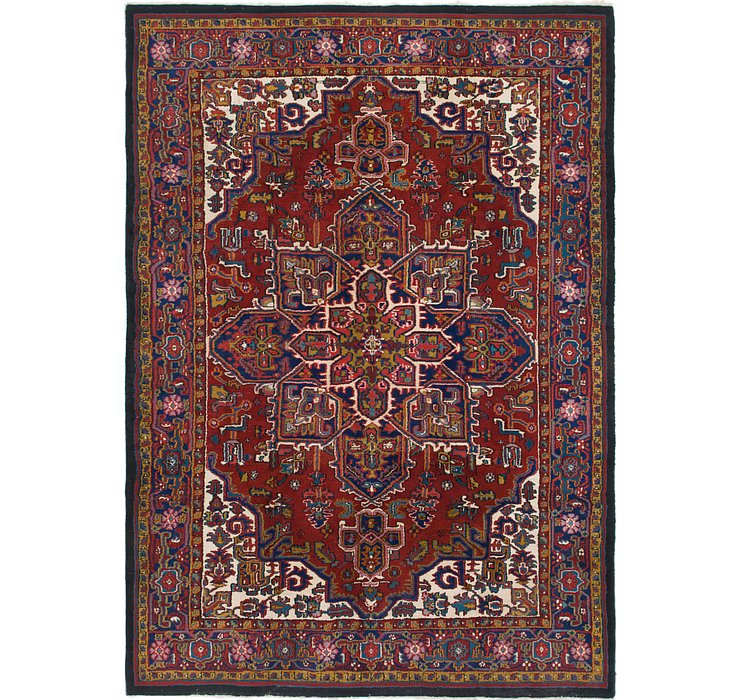 8' 4 x 11' 7 Heriz Persian Rug