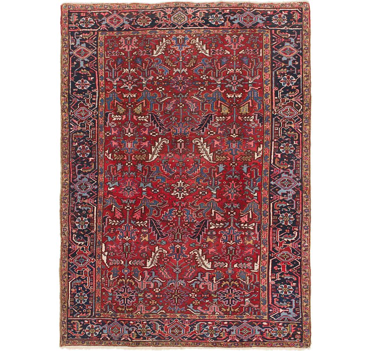 7' 5 x 10' 2 Heriz Persian Rug