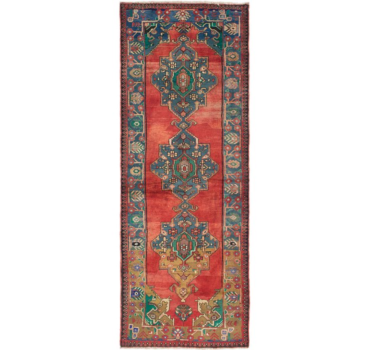 3' 7 x 9' 10 Hamedan Persian Runner ...