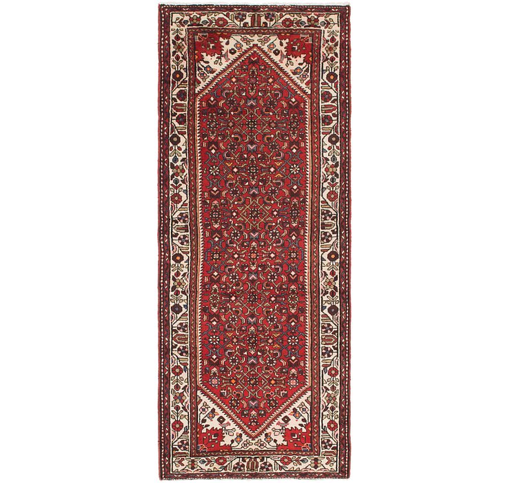 3' 8 x 9' 4 Hossainabad Persian Run...