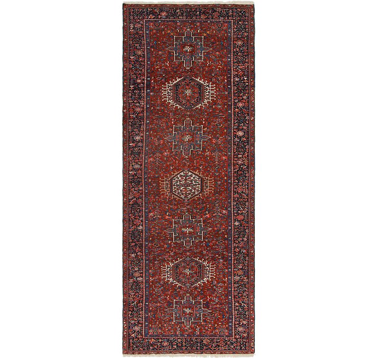 4' 6 x 12' 4 Gharajeh Persian Runner...