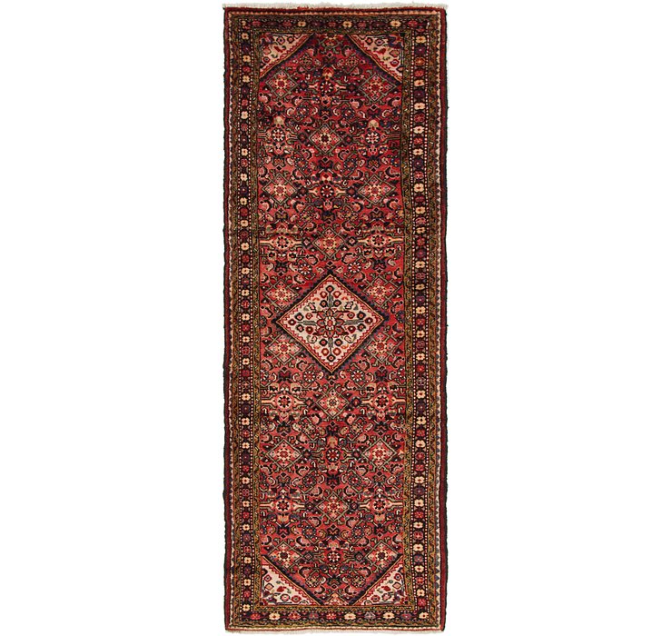 3' 6 x 10' 7 Hossainabad Persian Run...
