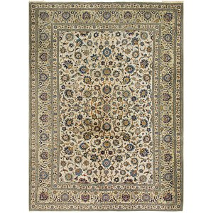 9' x 12' 2 Kashan Persian Rug