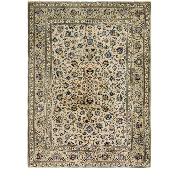 9' x 12' 2 Kashan Persian Rug