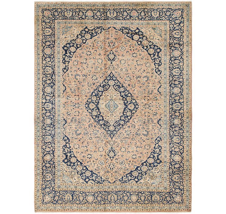 9' 7 x 12' 10 Kashan Persian Rug