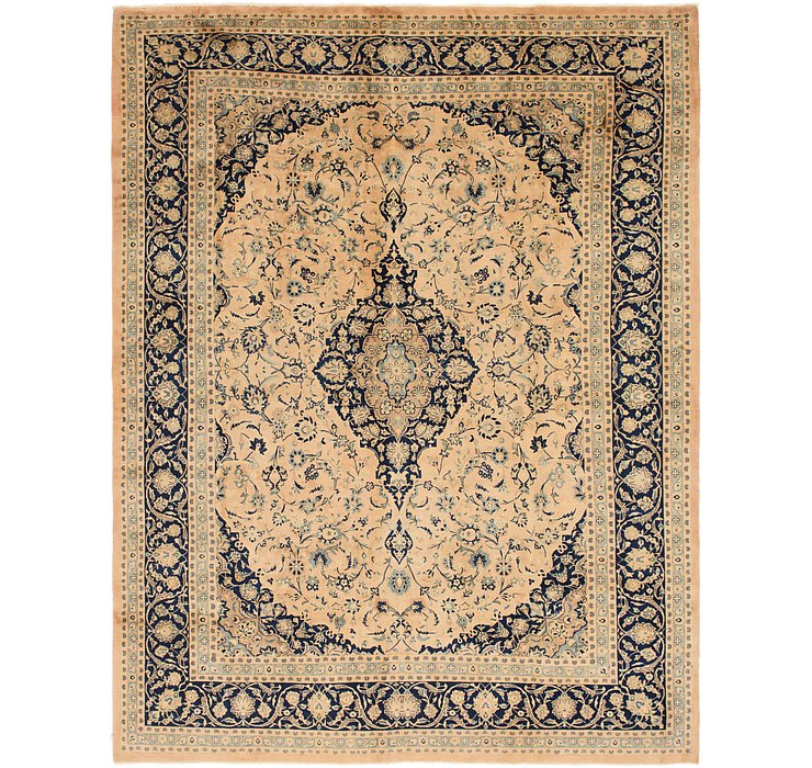 HandKnotted 9' 8 x 12' 7 Kashan Persian Rug