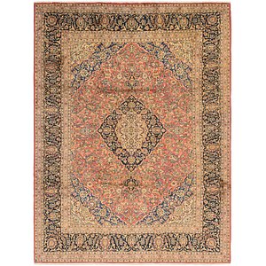 8' 3 x 11' Kashan Persian Rug