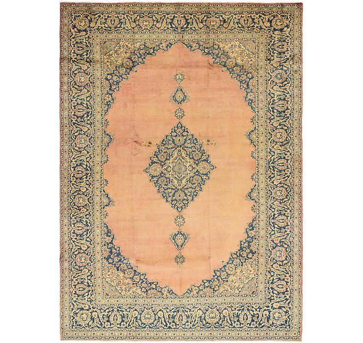 9' 5 x 13' 2 Kashan Persian Rug