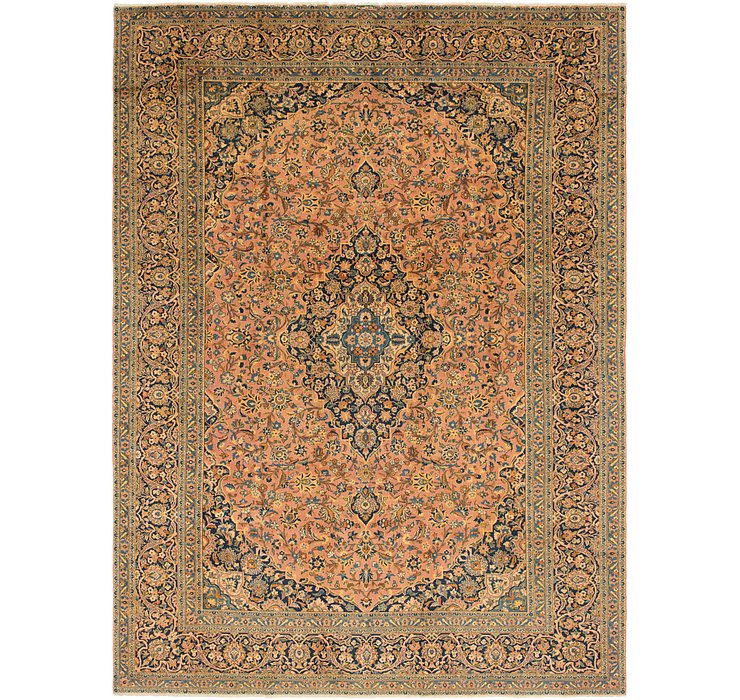 9' 7 x 13' 3 Kashan Persian Rug