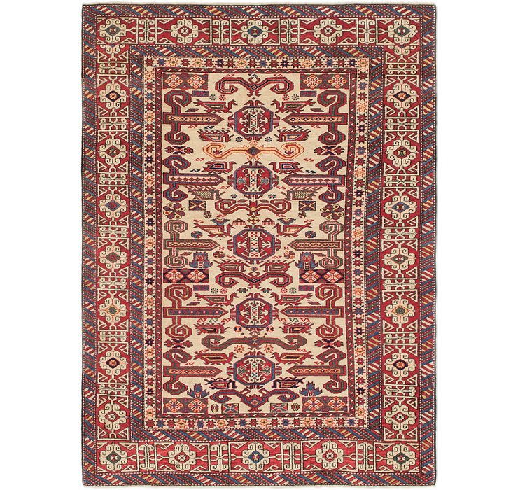 4' 6 x 6' 3 Shirvan Persian Rug
