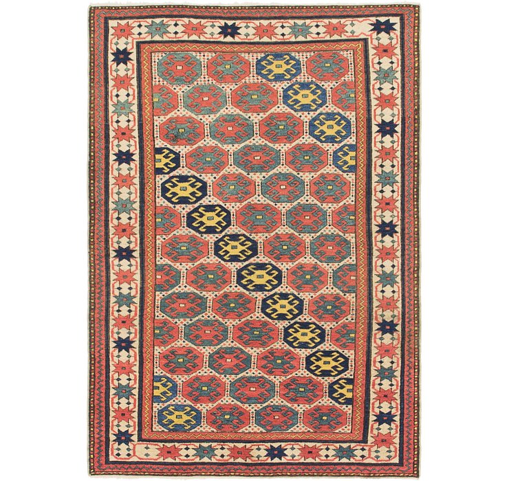 3' 9 x 5' 5 Shirvan Persian Rug