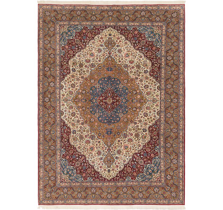 8' 7 x 12' Hereke Oriental Rug