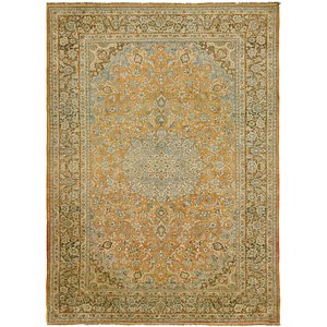 9' 8 x 13' 5 Mashad Persian Rug