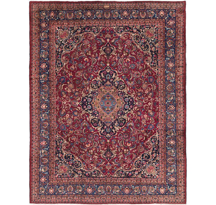 9' 9 x 12' 5 Mashad Persian Rug