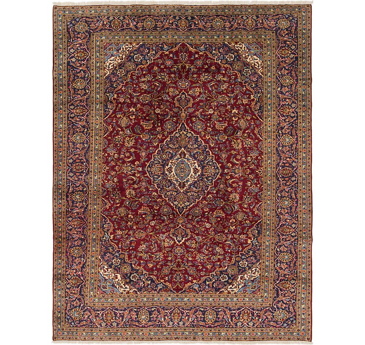 9' 8 x 12' 8 Kashan Persian Rug