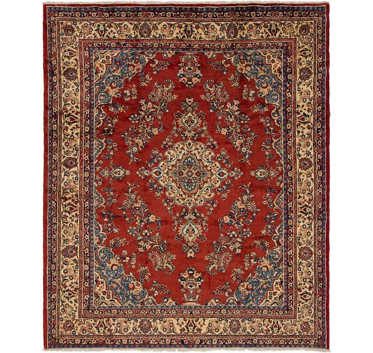 9' 3 x 11' Shahrbaft Persian Rug