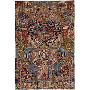 7' 10 x 11' 4 Kashmar Persian Rug
