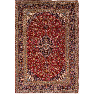 9' 8 x 14' 3 Kashan Persian Rug