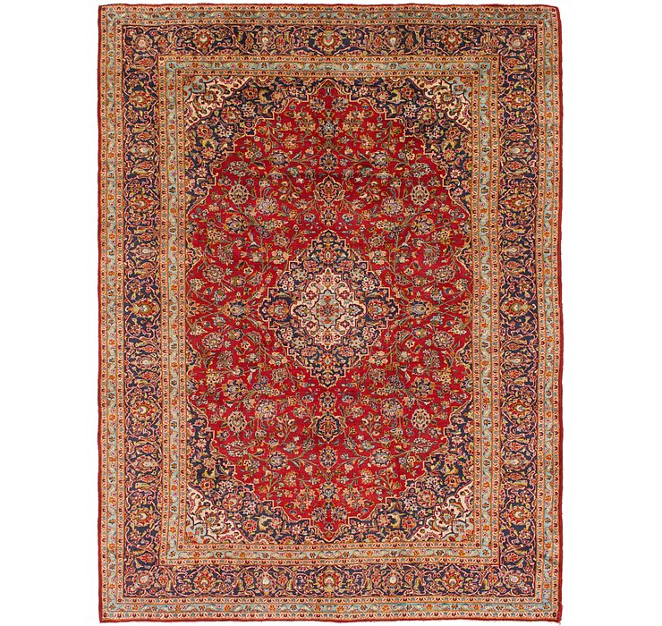 9' 10 x 13' 3 Kashan Persian Rug