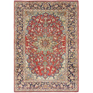 9' x 13' 3 Isfahan Persian Rug