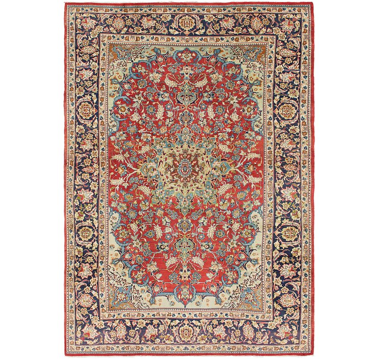 9' x 13' 3 Isfahan Persian Rug