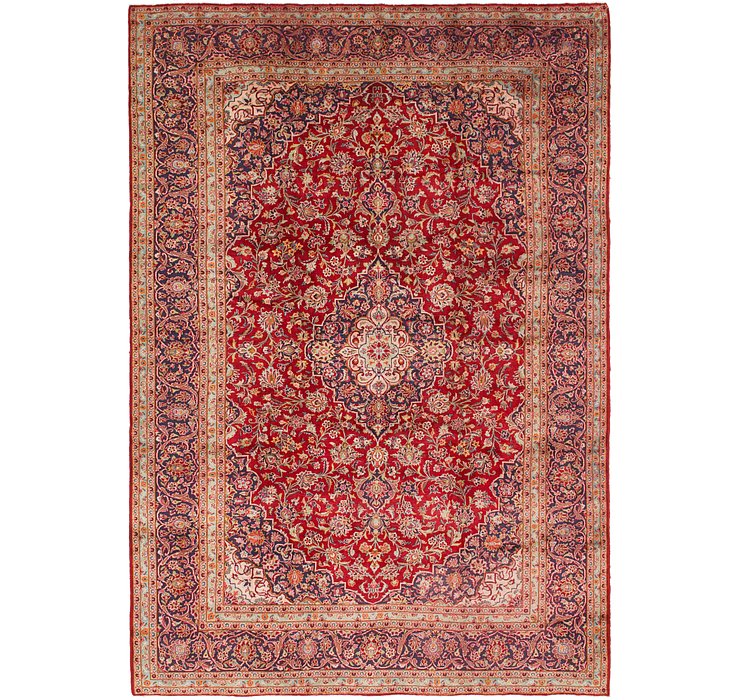 9' 7 x 14' 2 Kashan Persian Rug