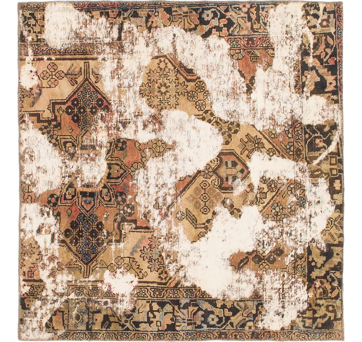 4' 2 x 4' 4 Ultra Vintage Persian S...