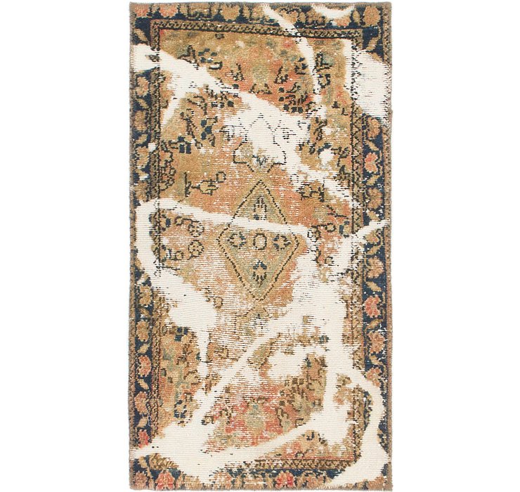 2' x 3' 9 Ultra Vintage Persian Rug