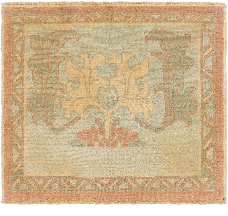 3' 4 x 3' 8 Oushak Square Rug