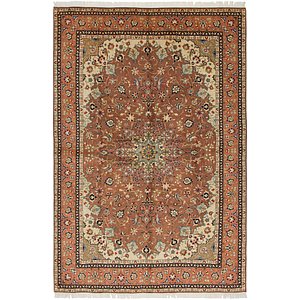 6' 7 x 10' Isfahan Persian Rug