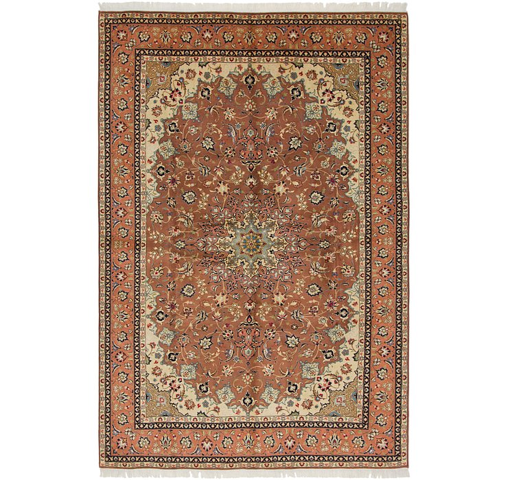 6' 7 x 10' Isfahan Persian Rug