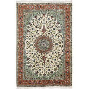 6' 5 x 9' 8 Isfahan Persian Rug