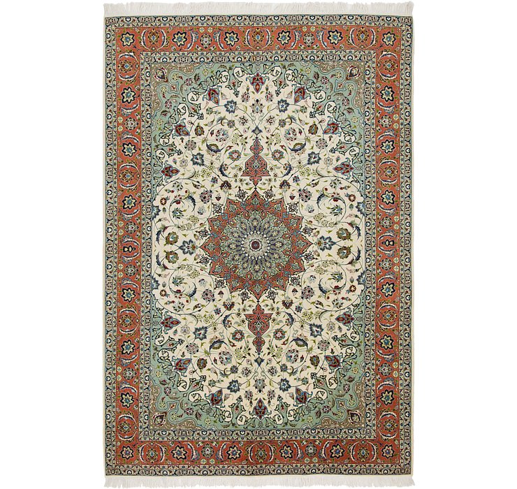 6' 5 x 9' 8 Isfahan Persian Rug