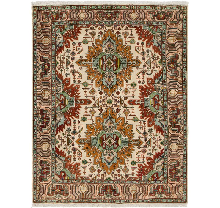 3' 7 x 4' 7 Tabriz Persian Rug