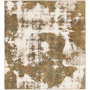 HandKnotted 4' 5 x 4' 10 Ultra Vintage Persian S...