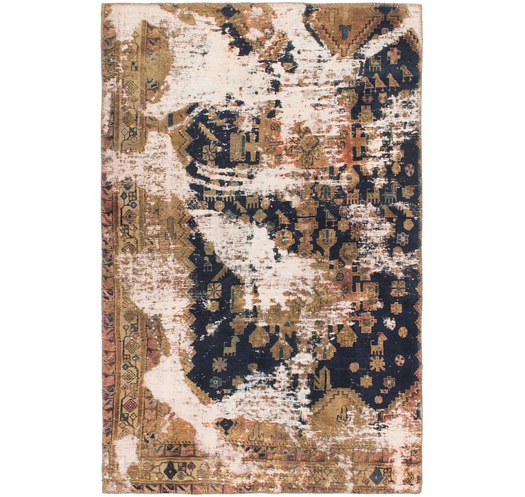 3' 9 x 6' Ultra Vintage Persian Rug