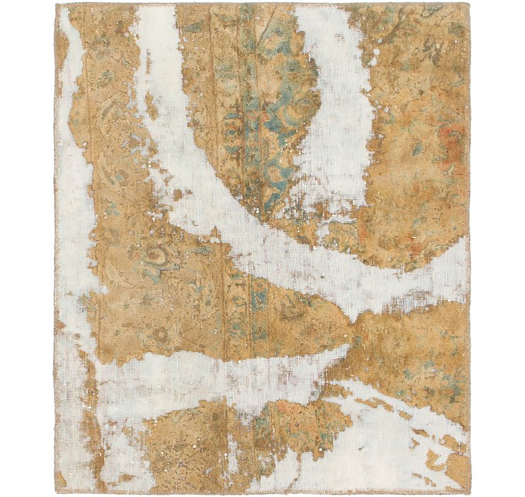 3' x 3' 7 Ultra Vintage Persian S...