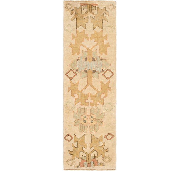 2' 10 x 9' 7 Oushak Runner Rug