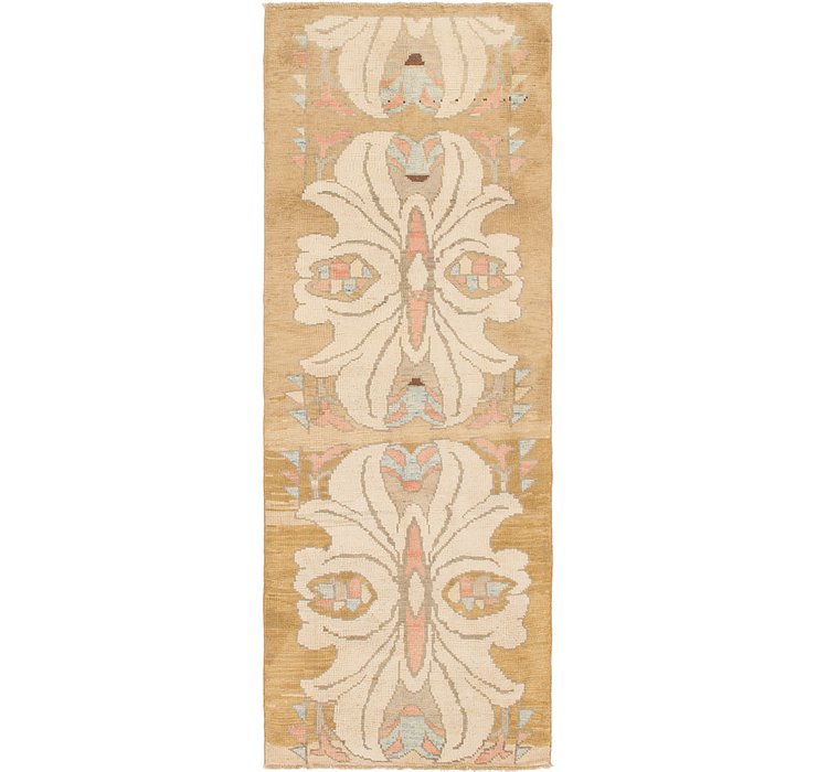 3' 10 x 11' 3 Oushak Runner Rug