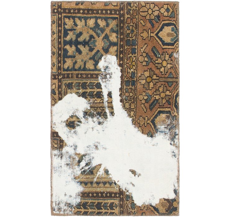 2' x 3' 6 Ultra Vintage Persian Rug