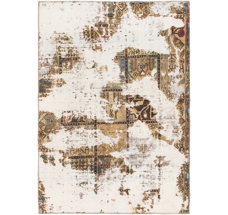 4' 5 x 6' 2 Ultra Vintage Persian Rug