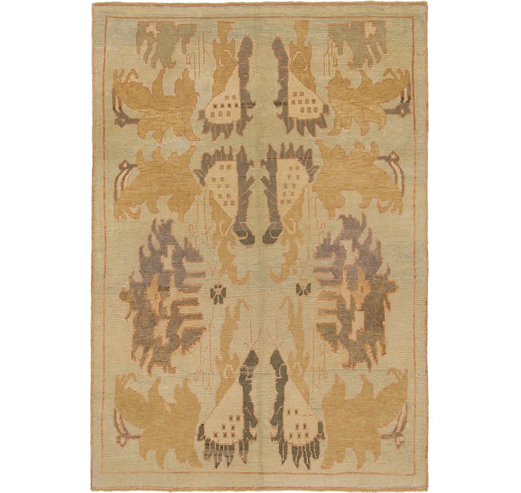6' 9 x 10' Oushak Rug