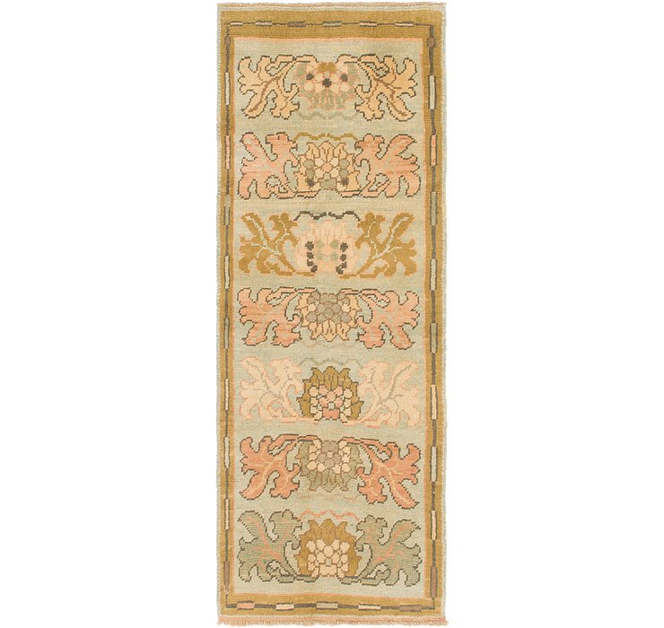 2' 10 x 8' Oushak Runner Rug