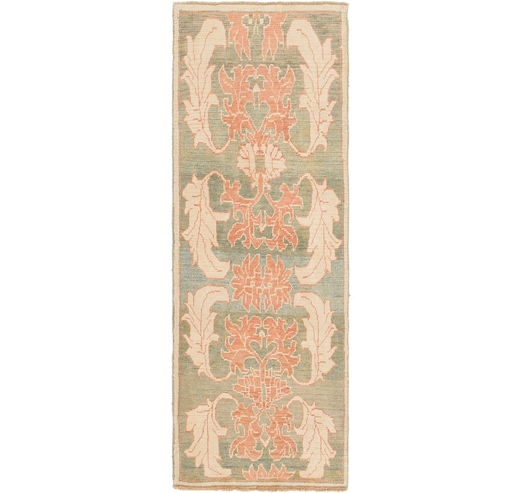3' 7 x 10' 6 Oushak Runner Rug