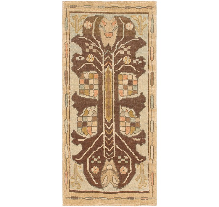 2' 10 x 6' 4 Oushak Runner Rug