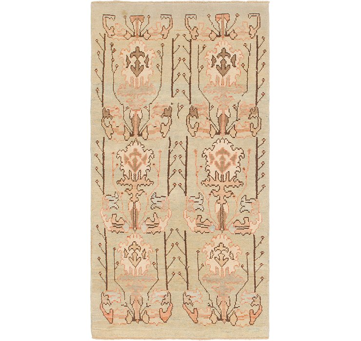 4' 4 x 8' 8 Oushak Runner Rug
