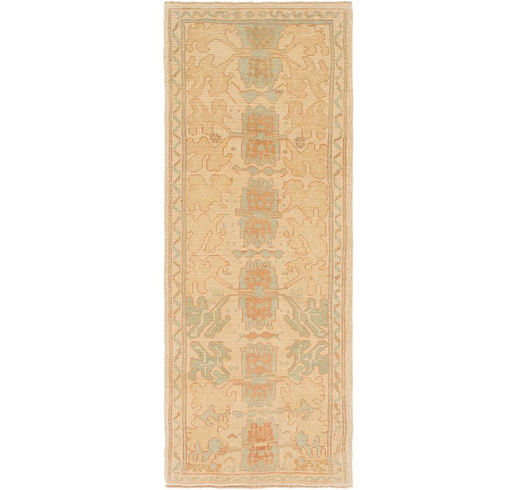 3' 5 x 9' 2 Oushak Runner Rug