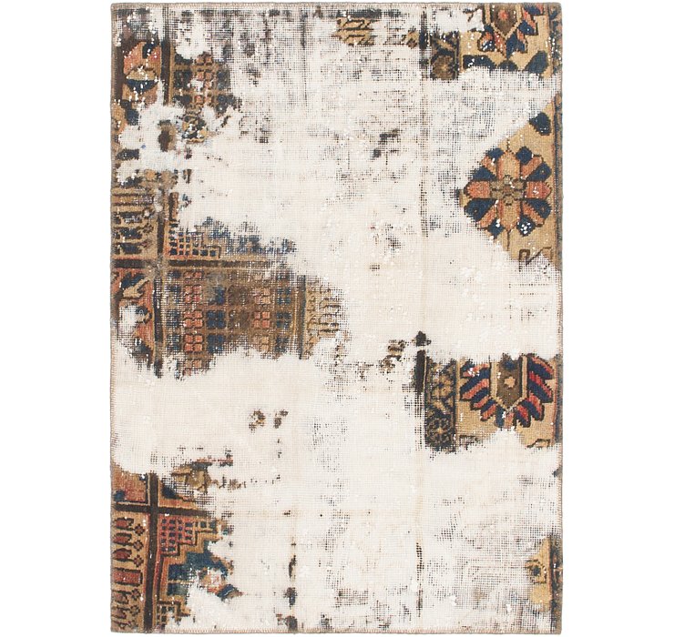 97cm x 135cm Ultra Vintage Persian Rug