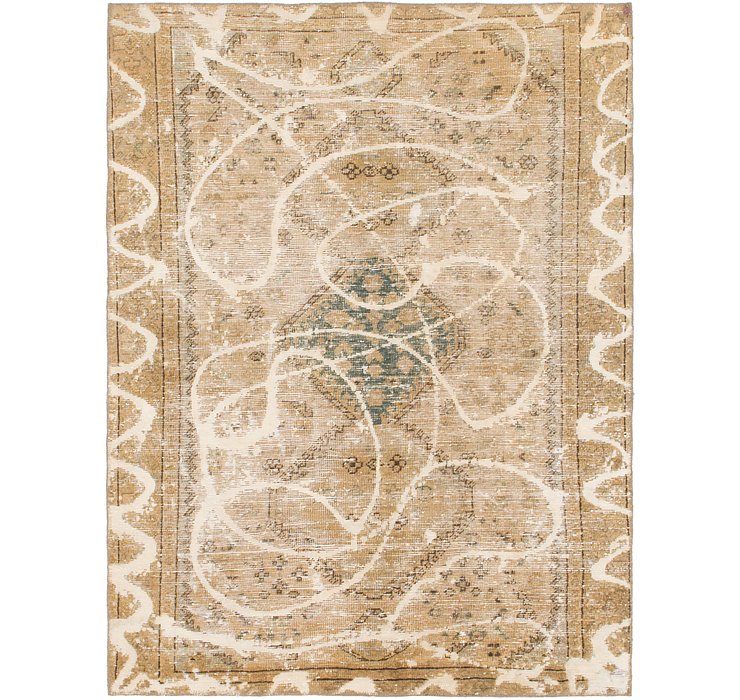 4' 6 x 6' 2 Ultra Vintage Persian Rug