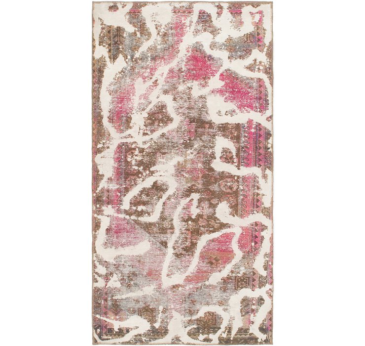 3' 9 x 7' 4 Ultra Vintage Persian R...